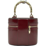 グッチ GUCCI バンブーハンドルミニバニティバッグ 828144 ボルドー ゴールド金具 パテント レディース ショルダーバッグ