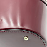 グッチ GUCCI バンブーハンドルミニバニティバッグ 828144 ボルドー ゴールド金具 パテント レディース ショルダーバッグ
