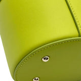 グッチ GUCCI バンブーハンドルミニバニティバッグ 828157 ライトグリーン ゴールド金具 カーフスキン レディース ショルダーバッグ