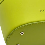 グッチ GUCCI バンブーハンドルミニバニティバッグ 828157 ライトグリーン ゴールド金具 カーフスキン レディース ショルダーバッグ
