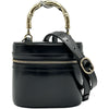 グッチ GUCCI バンブーハンドルミニバニティバッグ 828144 ブラック ゴールド金具 パテント レディース ショルダーバッグ