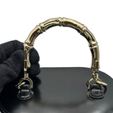 グッチ GUCCI バンブーハンドルミニバニティバッグ 828144 ブラック ゴールド金具 パテント レディース ショルダーバッグ