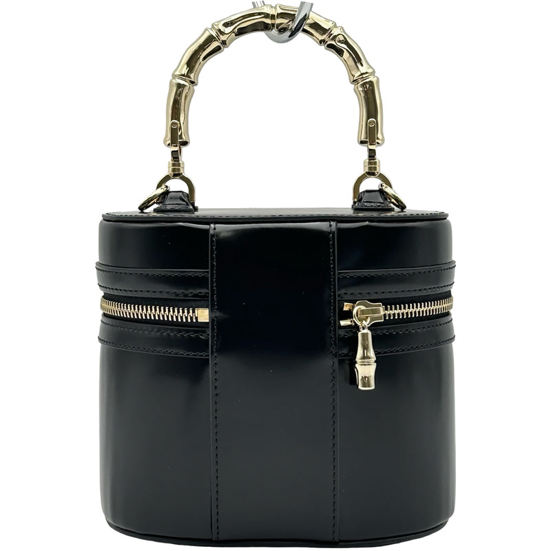 グッチ GUCCI バンブーハンドルミニバニティバッグ 828144 ブラック