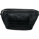 グッチ GUCCI GGエンボスベルトバッグ 645093 ブラック GGエンボス メンズ ボディバッグ