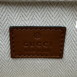 グッチ GUCCI GGエンブレムミディアムブリーフケース 821149 ブラウン GGスプリーム メンズ ブリーフケース