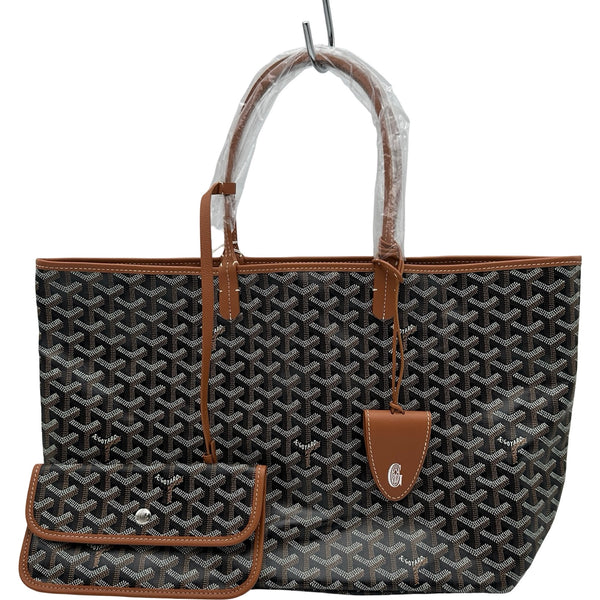 GOYARD ゴヤール サンルイPM トートバッグ ブラック/ブラウン ゴヤール GOYARD サンルイPM ブラック/ブラウン ゴヤールディン