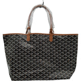 ゴヤール GOYARD サンルイPM ブラック/ブラウン ゴヤールディンキャンバス ユニセックス トートバッグ