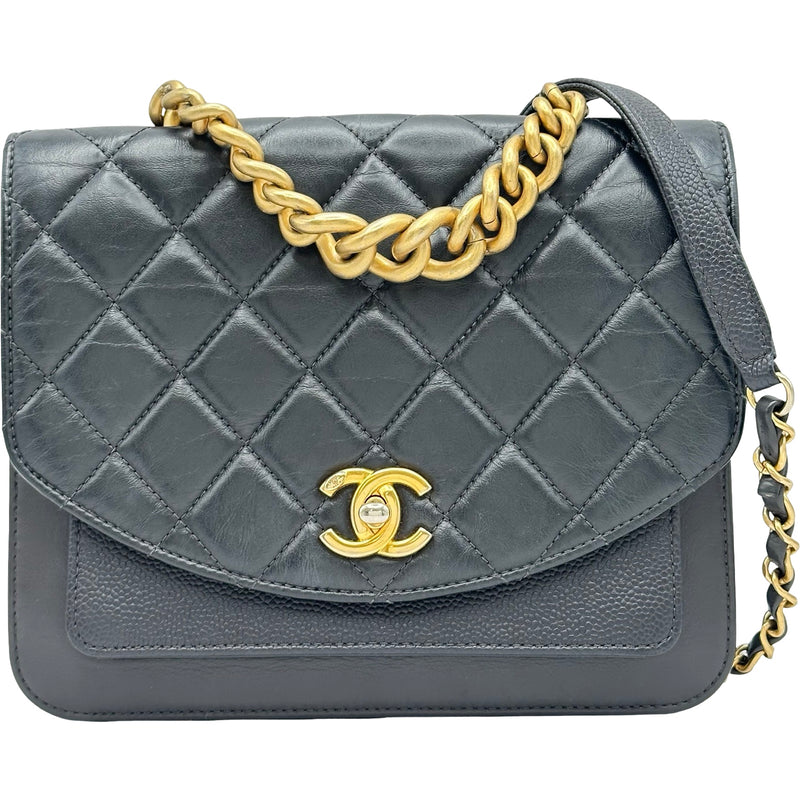 シャネル CHANEL ココマークトリコマテリアルチェーンショルダー