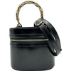 グッチ GUCCI バンブーハンドル ミニバニティバッグ 828144 ブラック レザー レディース ハンドバッグ
