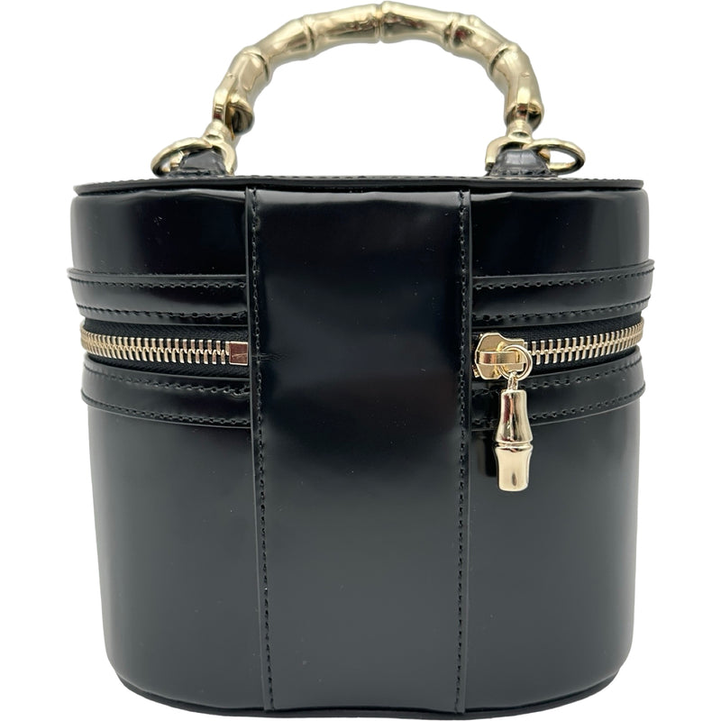 グッチ GUCCI バンブーハンドル ミニバニティバッグ 828144 ブラック