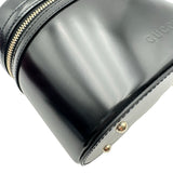 グッチ GUCCI バンブーハンドル ミニバニティバッグ 828144 ブラック レザー レディース ハンドバッグ