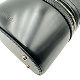 グッチ GUCCI バンブーハンドル ミニバニティバッグ 828144 ブラック レザー レディース ハンドバッグ