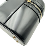グッチ GUCCI バンブーハンドル ミニバニティバッグ 828144 ブラック レザー レディース ハンドバッグ