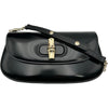 グッチ GUCCI バンブーナイトバッグ 830704 ブラック レザー レディース ショルダーバッグ