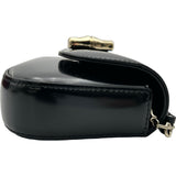 グッチ GUCCI バンブーナイトバッグ 830704 ブラック レザー レディース ショルダーバッグ