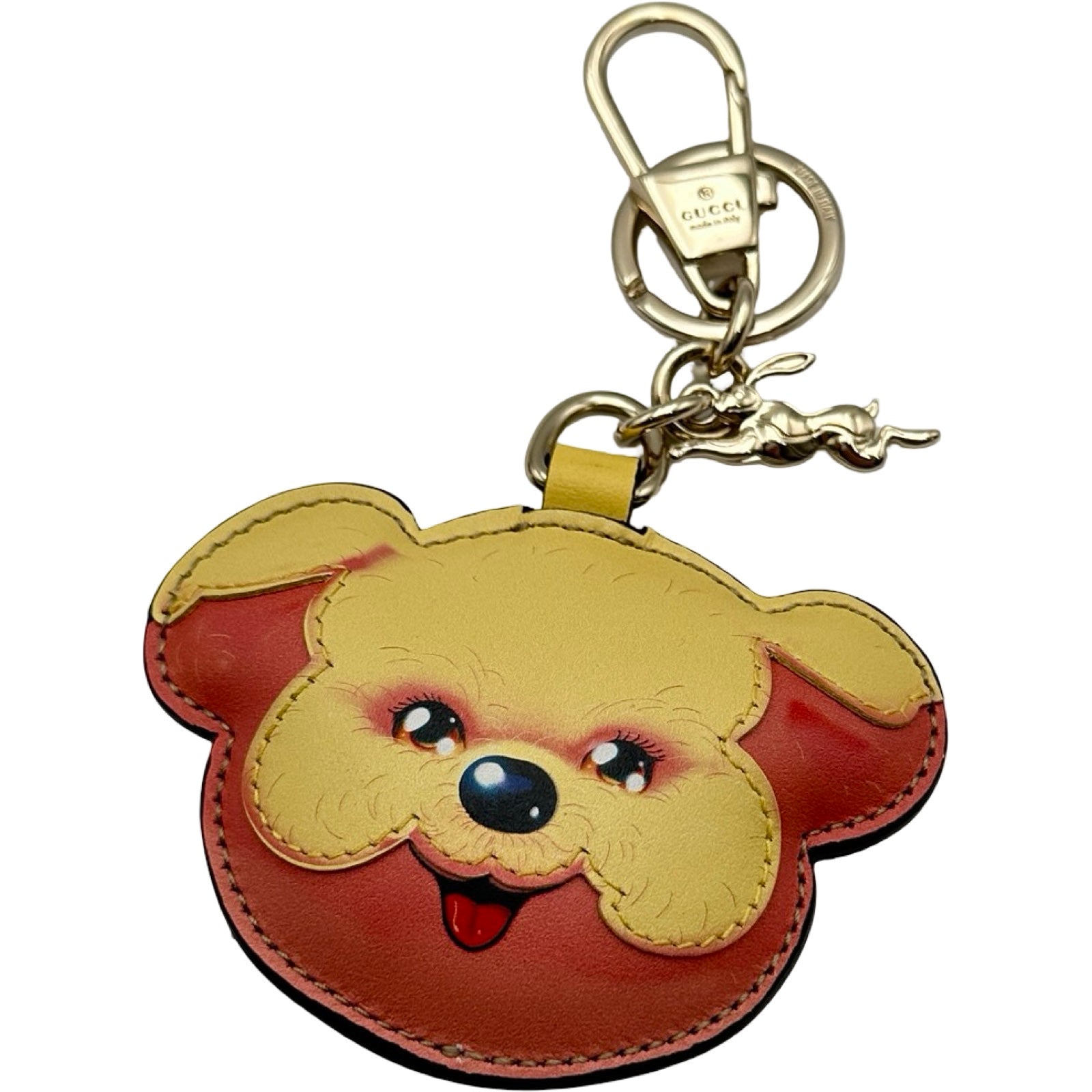 GUCCI グッチ GGスプリーム グッチョリ プードル キーリング グッチ GUCCI ドッグ キーリング チャーム マルチカラー GGスプリーム