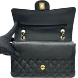 シャネル CHANEL マトラッセ25 A01112 31番台 ブラック ゴールド金具 キャビアスキン レディース ショルダーバッグ
