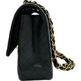 シャネル CHANEL マトラッセ25 A01112 31番台 ブラック ゴールド金具 キャビアスキン レディース ショルダーバッグ