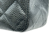 シャネル CHANEL マトラッセ25 A01112 31番台 ブラック ゴールド金具 キャビアスキン レディース ショルダーバッグ