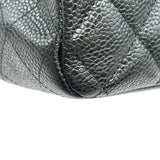シャネル CHANEL マトラッセ25 A01112 31番台 ブラック ゴールド金具 キャビアスキン レディース ショルダーバッグ