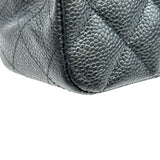 シャネル CHANEL マトラッセ25 A01112 31番台 ブラック ゴールド金具 キャビアスキン レディース ショルダーバッグ