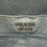プラダ PRADA ロゴデニムトートバッグ ブルー デニム/レザー レディース トートバッグ