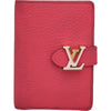 ルイ・ヴィトン LOUIS VUITTON ヴェルティカルコンパクトウォレット M82461 ピンク トリヨン レディース 二つ折り財布