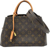 ルイ・ヴィトン LOUIS VUITTON モンテーニュBB M41055 ブラウン モノグラムキャンバス レディース ショルダーバッグ