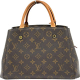 ルイ・ヴィトン LOUIS VUITTON モンテーニュBB M41055 ブラウン モノグラムキャンバス レディース ショルダーバッグ