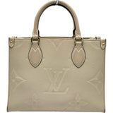 ルイ・ヴィトン LOUIS VUITTON オンザゴーPM M46569 アイボリー モノグラムアンプラント レディース ショルダーバッグ