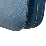 エルメス HERMES コンスタンス3ミニ Y刻印 ディープブルー ラッカー/シルバー金具 エプソン レディース ショルダーバッグ