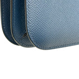 エルメス HERMES コンスタンス3ミニ Y刻印 ディープブルー ラッカー/シルバー金具 エプソン レディース ショルダーバッグ