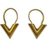 ルイ・ヴィトン LOUIS VUITTON ピアス・エッセンシャルV ゴールド メタル アクセサリー