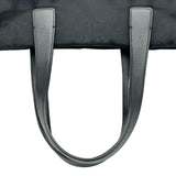シャネル CHANEL ニュートラベルライントートMM A15991 12番台 ブラック ゴールド金具 ナイロンジャガード レディース トートバッグ