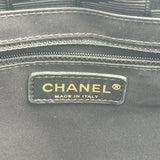 シャネル CHANEL ニュートラベルライントートMM A15991 12番台 ブラック ゴールド金具 ナイロンジャガード レディース トートバッグ