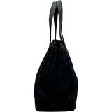 シャネル CHANEL ニュートラベルライントートMM A15991 12番台 ブラック ゴールド金具 ナイロンジャガード レディース トートバッグ