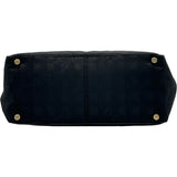 シャネル CHANEL ニュートラベルライントートMM A15991 12番台 ブラック ゴールド金具 ナイロンジャガード レディース トートバッグ