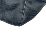 シャネル CHANEL ニュートラベルライントートMM A15991 12番台 ブラック ゴールド金具 ナイロンジャガード レディース トートバッグ