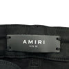AMIRI MX1 カモフラージュダメージカーゴパンツ ブラック コットン メンズ カーゴパンツ