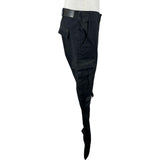 AMIRI MX1 カモフラージュダメージカーゴパンツ ブラック コットン メンズ カーゴパンツ