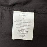 クリスチャン・ディオール Christian Dior フロントBee刺繍長袖シャツ 433C529AH581 ブラック コットン メンズ 長袖シャツ