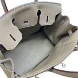 エルメス HERMES バーキン30 D刻印 エトゥープ シルバー金具 トゴ レディース ハンドバッグ