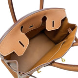 エルメス HERMES バーキン30 D刻印 ゴールド ゴールド金具 エバーカラー レディース ハンドバッグ