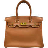 エルメス HERMES バーキン30 D刻印 ゴールド ゴールド金具 エバーカラー レディース ハンドバッグ