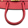 エルメス HERMES バーキン30 D刻印 ルージュカザック ゴールド金具 オーストリッチ レディース ハンドバッグ