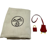 エルメス HERMES バーキン30 D刻印 ルージュカザック ゴールド金具 オーストリッチ レディース ハンドバッグ