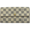 ルイ・ヴィトン LOUIS VUITTON ポルトフォイユ・サラ N61735 アイボリー アズール ユニセックス 長財布
