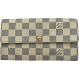 ルイ・ヴィトン LOUIS VUITTON ポルトフォイユ・サラ N61735 アイボリー アズール ユニセックス 長財布