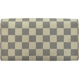 ルイ・ヴィトン LOUIS VUITTON ポルトフォイユ・サラ N61735 アイボリー アズール ユニセックス 長財布