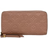 ルイ・ヴィトン LOUIS VUITTON ジッピーウォレット M64090 ローズプードル モノグラム・アンプラント レディース 長財布